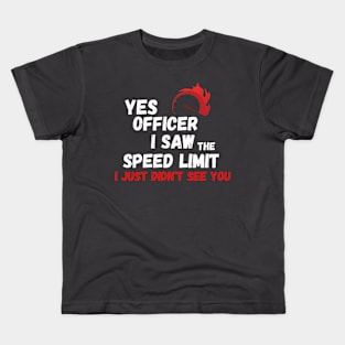 funny speed Kids T-Shirt